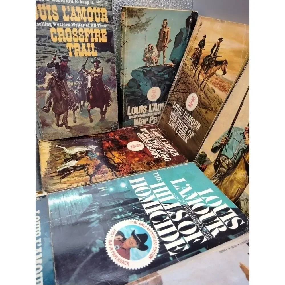 Lot of 23 Louis L'Amour Vintage Western Paperback Books No Duplicates Lot (1)